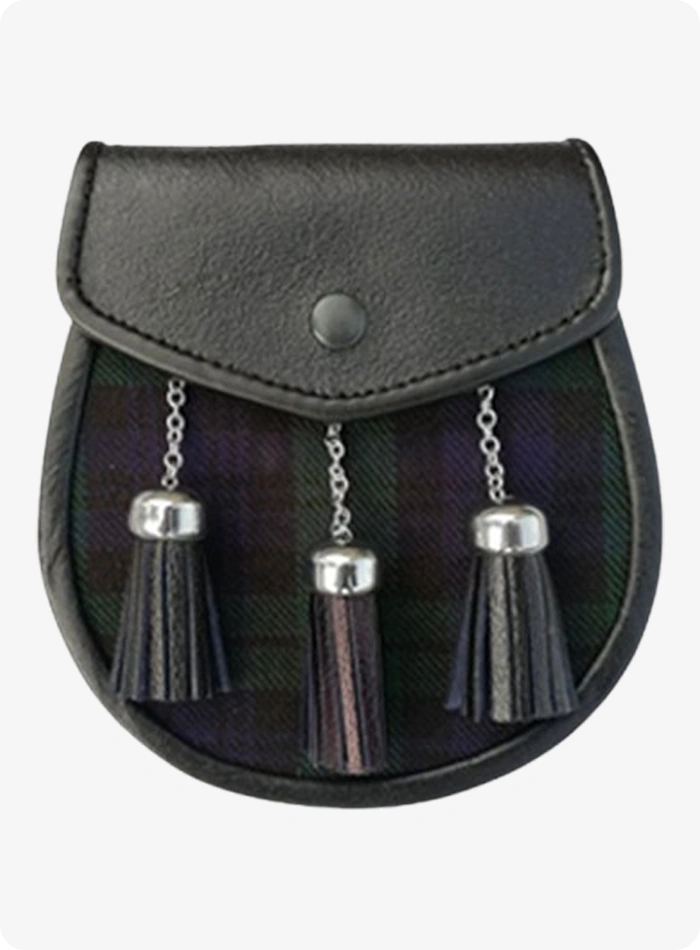 Custom Made Black Watch Tartan Sporran