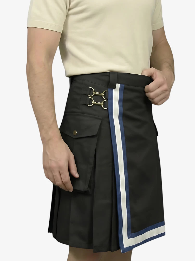 Kilt Vigile del Fuoco Nero