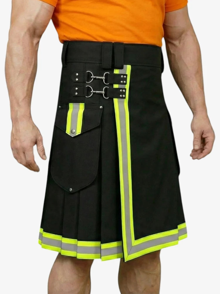 Kilt Utility Vigile del Fuoco Nero