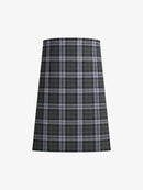 Plaid kilt on a white background