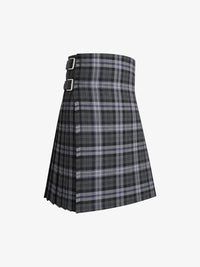 Plaid kilt on a white background