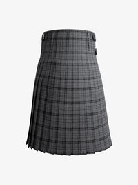 Plaid kilt on a white background