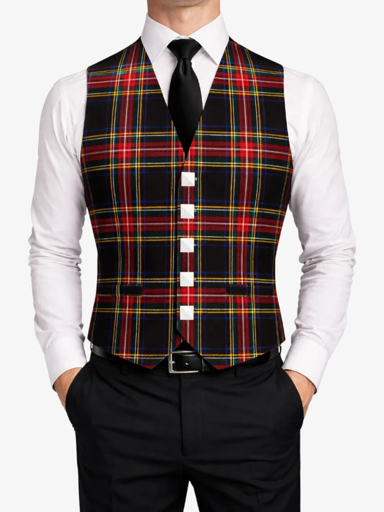 Red Tartan Waistcoats