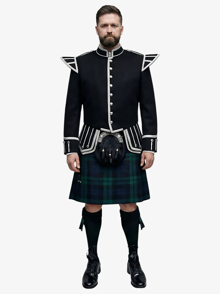 Completo Kilt Doublet in tartan Black Watch