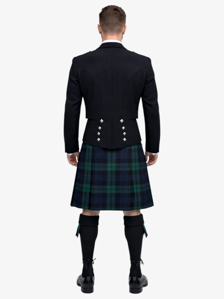 Completo Kilt Prince Charlie in Tartan Black Watch