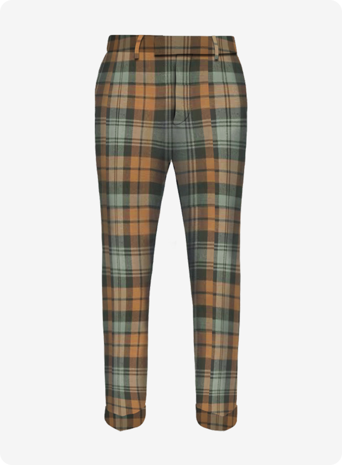 Blackwatch Weathered Tartan Trouser 
