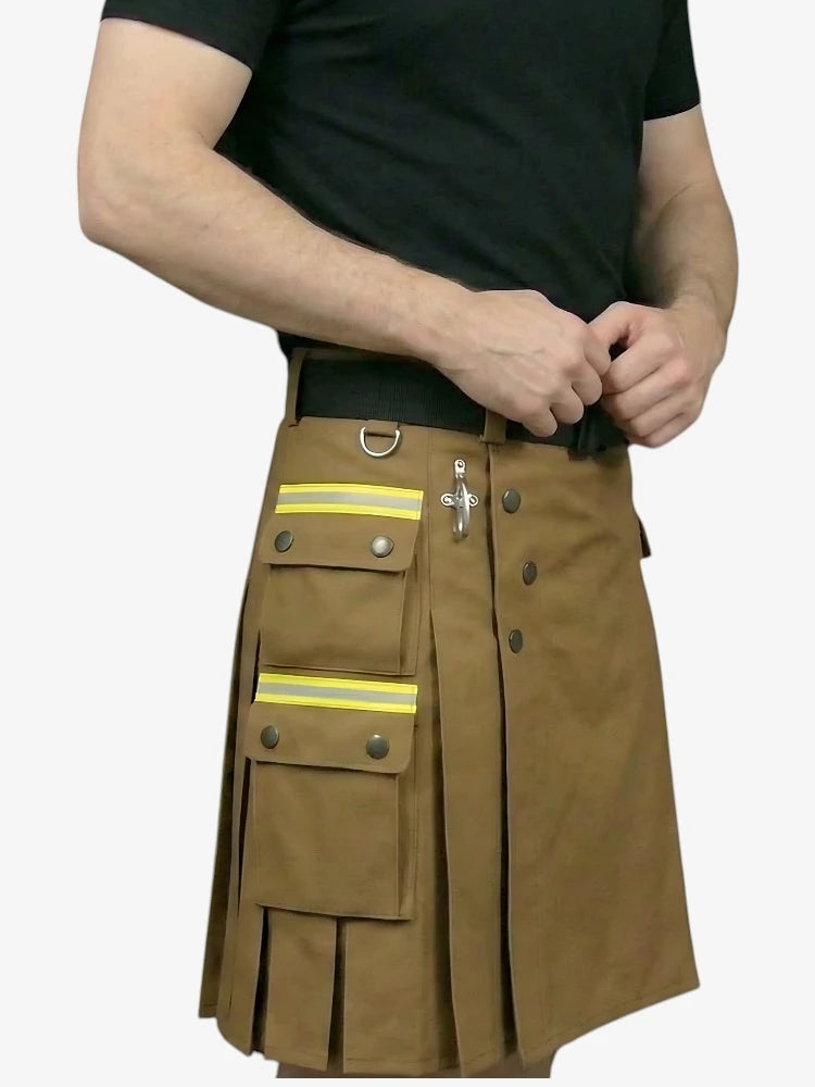 Kilt Vigile del Fuoco Marrone