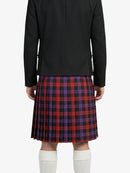 Brown Tartan Kilt Back