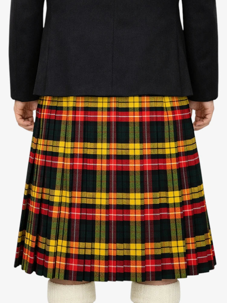 Buchanan Tartan Kilt Model Back