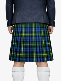 Campbell of Argyll Tartan Kilt Model Back