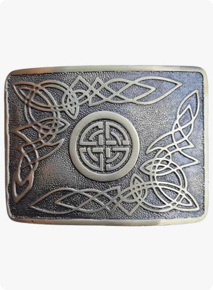 Celtic Knot Work Kilt Belt Buckle