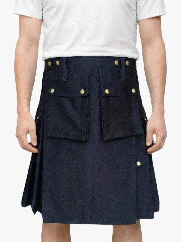 Classic Black Work Kilt