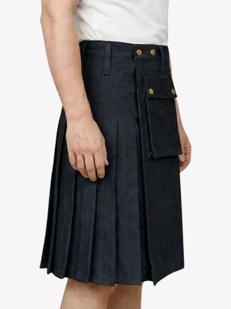 Classic Black Work Kilt