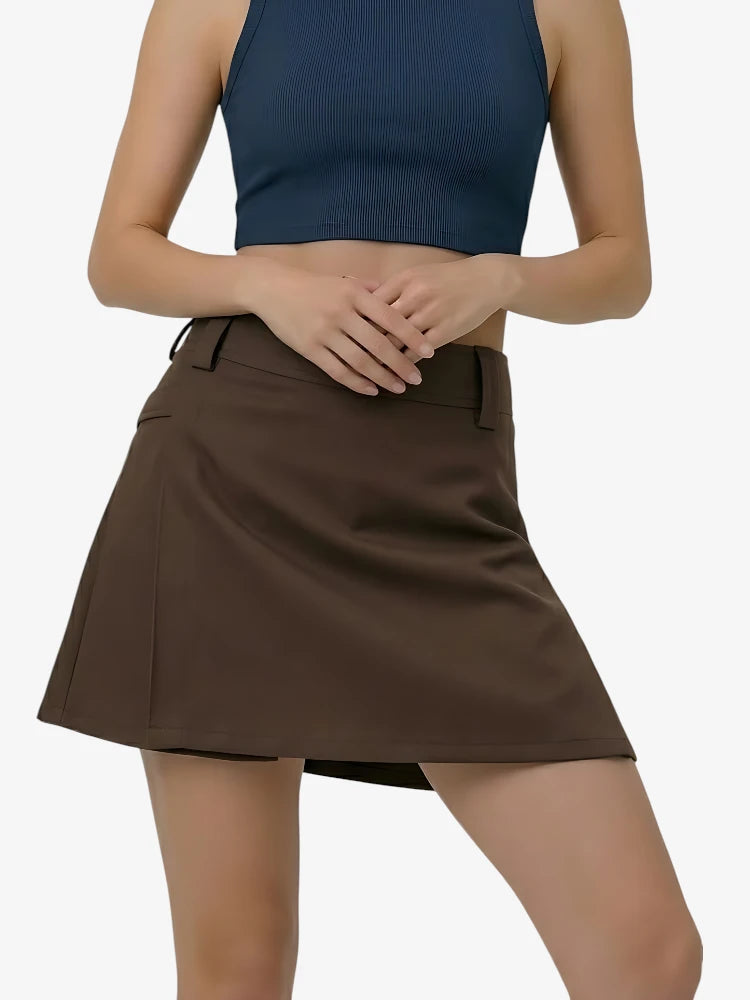 Kilt Utility Marrone Cioccolato Su Misura da Donna