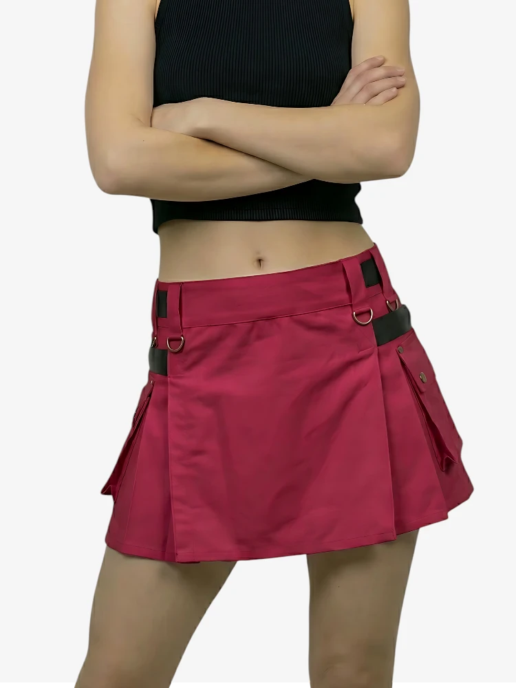 Kilt Utility Rosa Su Misura da Donna