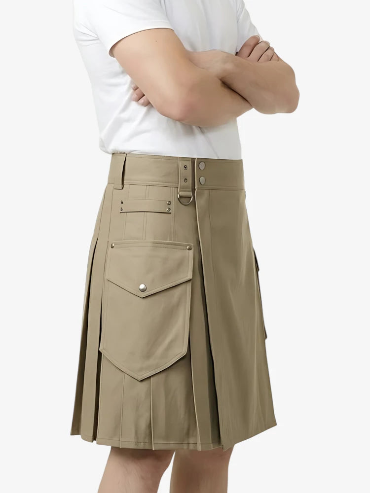 Kilt utility premium kaki su misura
