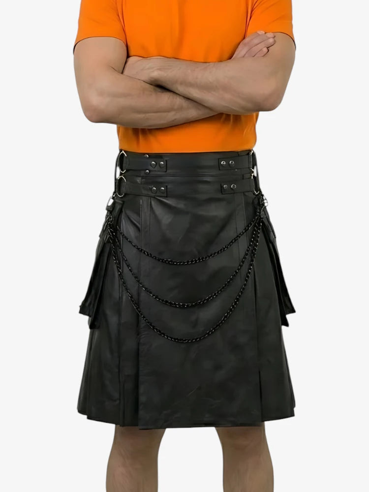 Kilt in Pelle Scottish Pride Su Misura