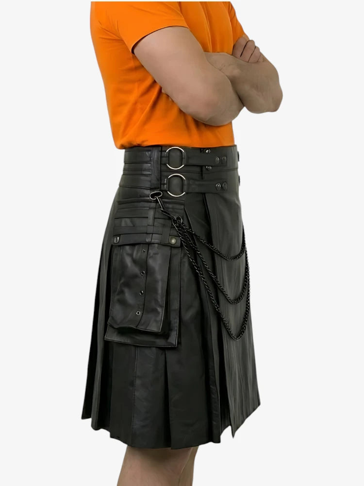 Kilt in Pelle Scottish Pride Su Misura