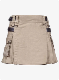 Deluxe Khaki Utility Women's Kilt