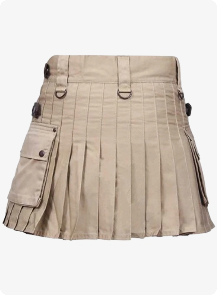 Deluxe Khaki Utility Women's Kilt