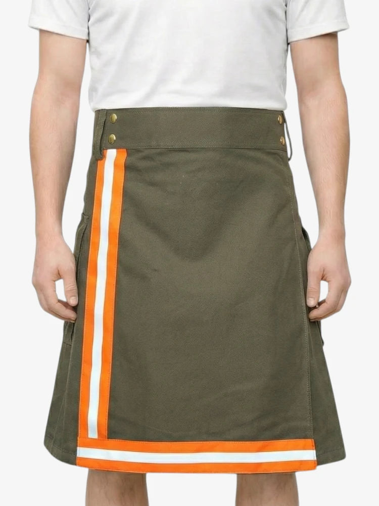 Kilt Vigile del Fuoco con Striscia Riflettente