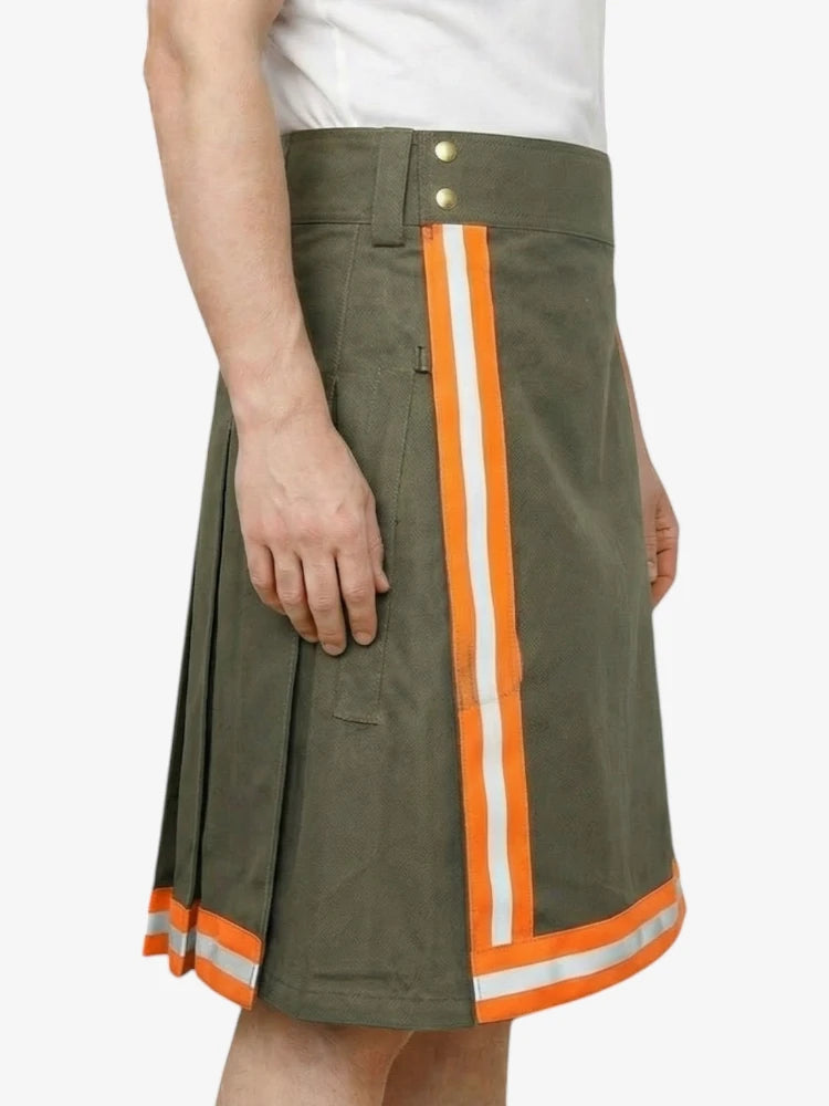 Kilt Vigile del Fuoco con Striscia Riflettente