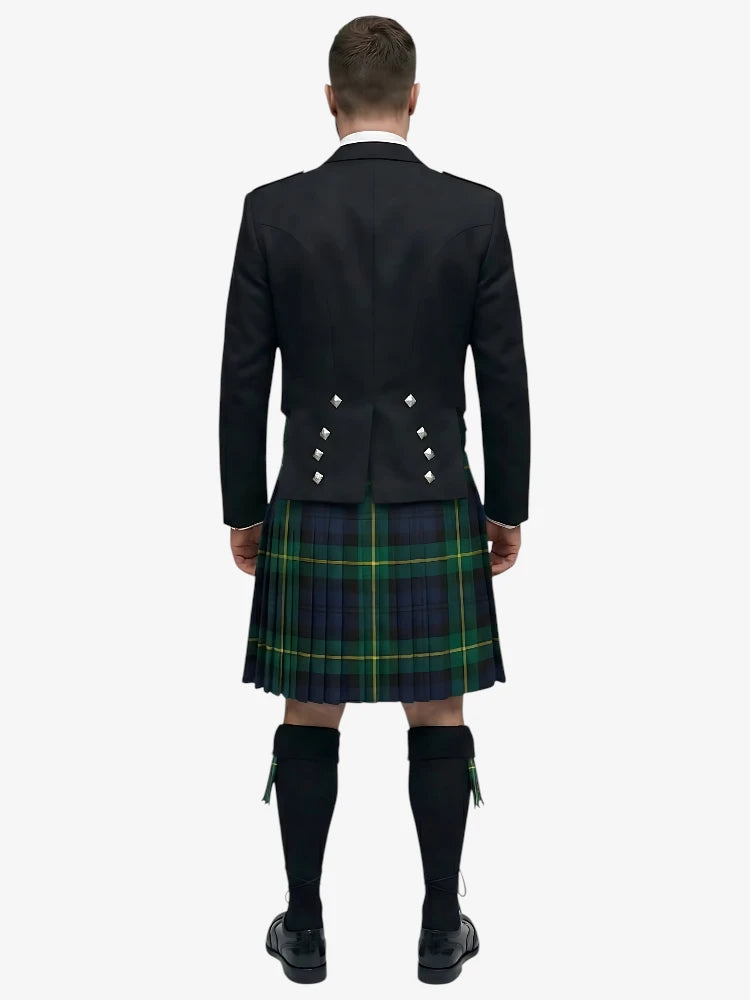 Completo Kilt Prince Charlie Tartan Gordon
