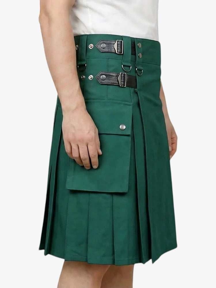 Gonna Scozzese Ibrida Verde Utility
