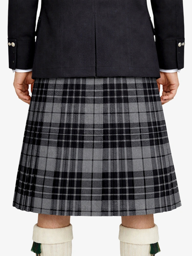 Grey Watch Tartan Kilt Model Back
