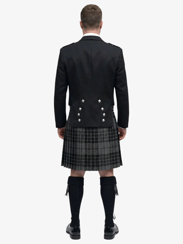 Completo Kilt Prince Charlie in tartan Grey Watch