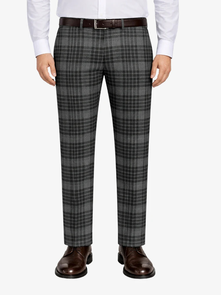 Pantaloni Tartan Grigi