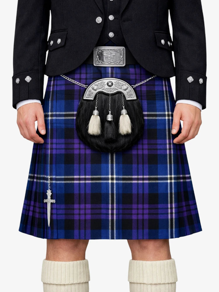 Heritage Of Scotland Tartan Kilt Model Front