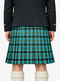 Highland Dragon Tartan Kilt Model Back