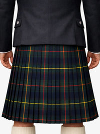Hunting Stewart Modern Tartan Kilt Model Back