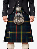 Hunting Stewart Modern Tartan Kilt Model Front