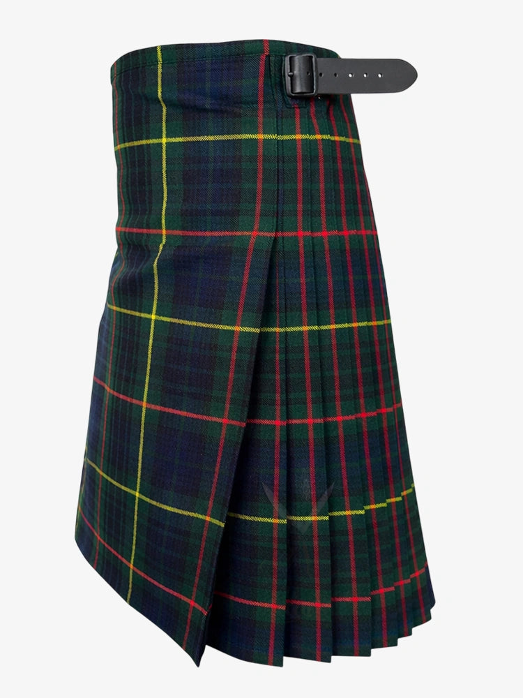 Hunting Stewart Modern Tartan Kilt Model Left Side