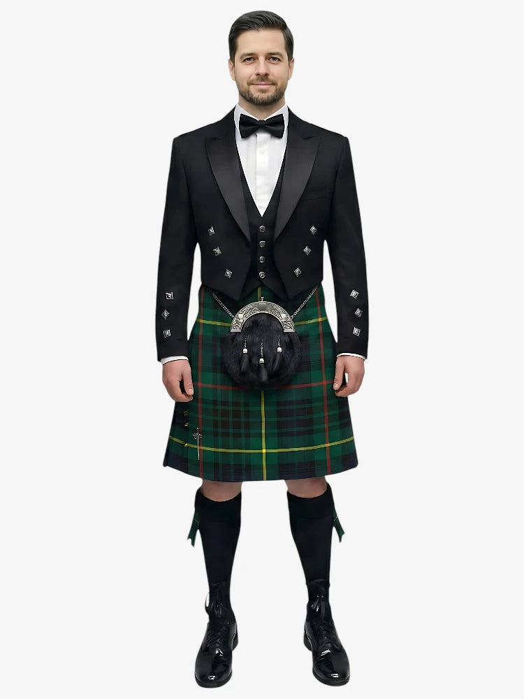 Completo Kilt Prince Charlie Tartan Hunting Stewart