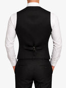 Hunting Stewart Tartan Waistcoat Back