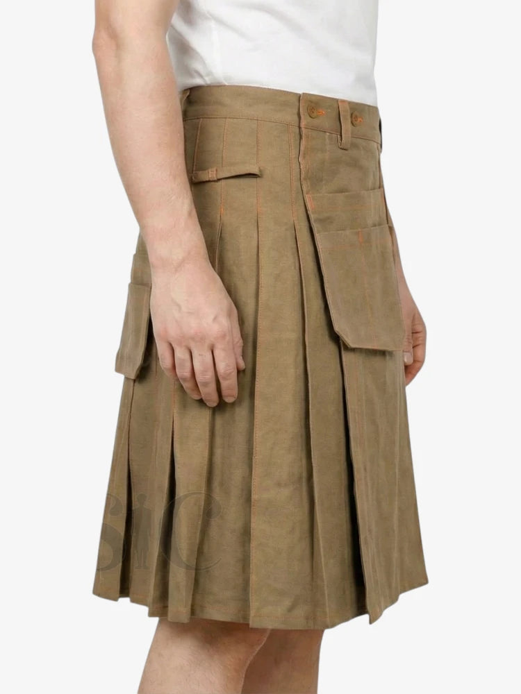 Gonna da Lavoro Khaki