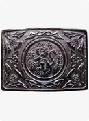 Lion Rampant Enamel Belt Buckle
