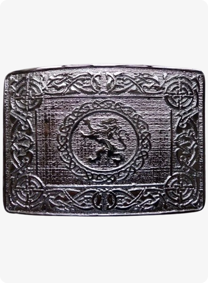 Custom Made Lion Rampant Kilt Belt Buckle