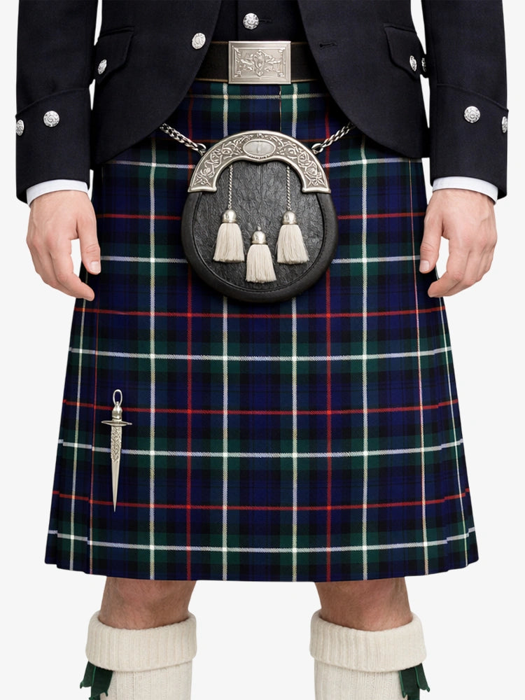 MacKenzie Tartan Kilt Model Front