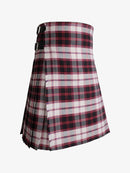 Plaid kilt with a white background