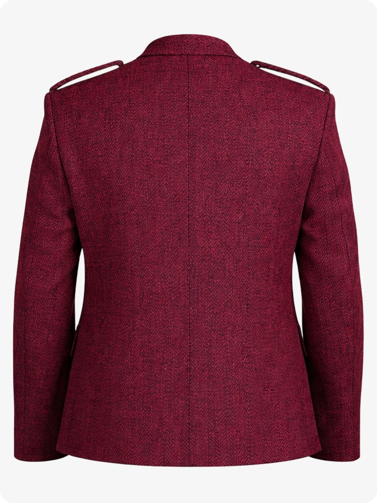 Magenata blazer on a white background