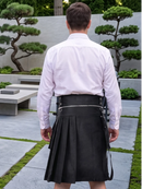 Kilt Utility Gotico Nero Premium Su Misura