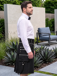 Kilt Utility Gotico Nero Premium Su Misura