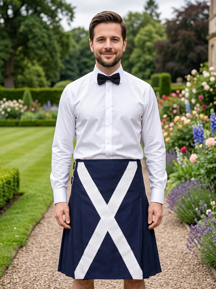Kilt utility con bandiera scozzese su misura