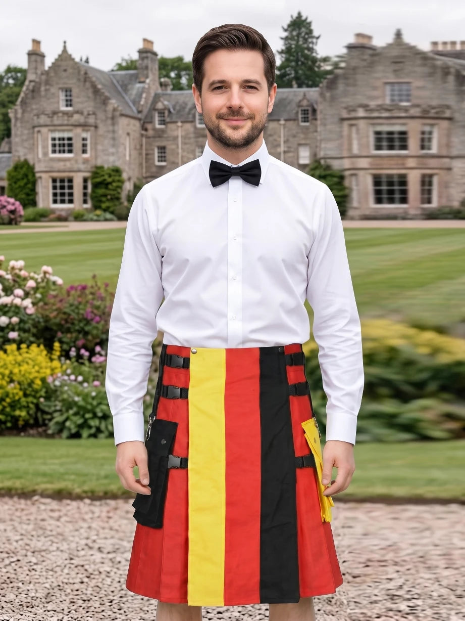 Kilt utility con bandiera tedesca su misura