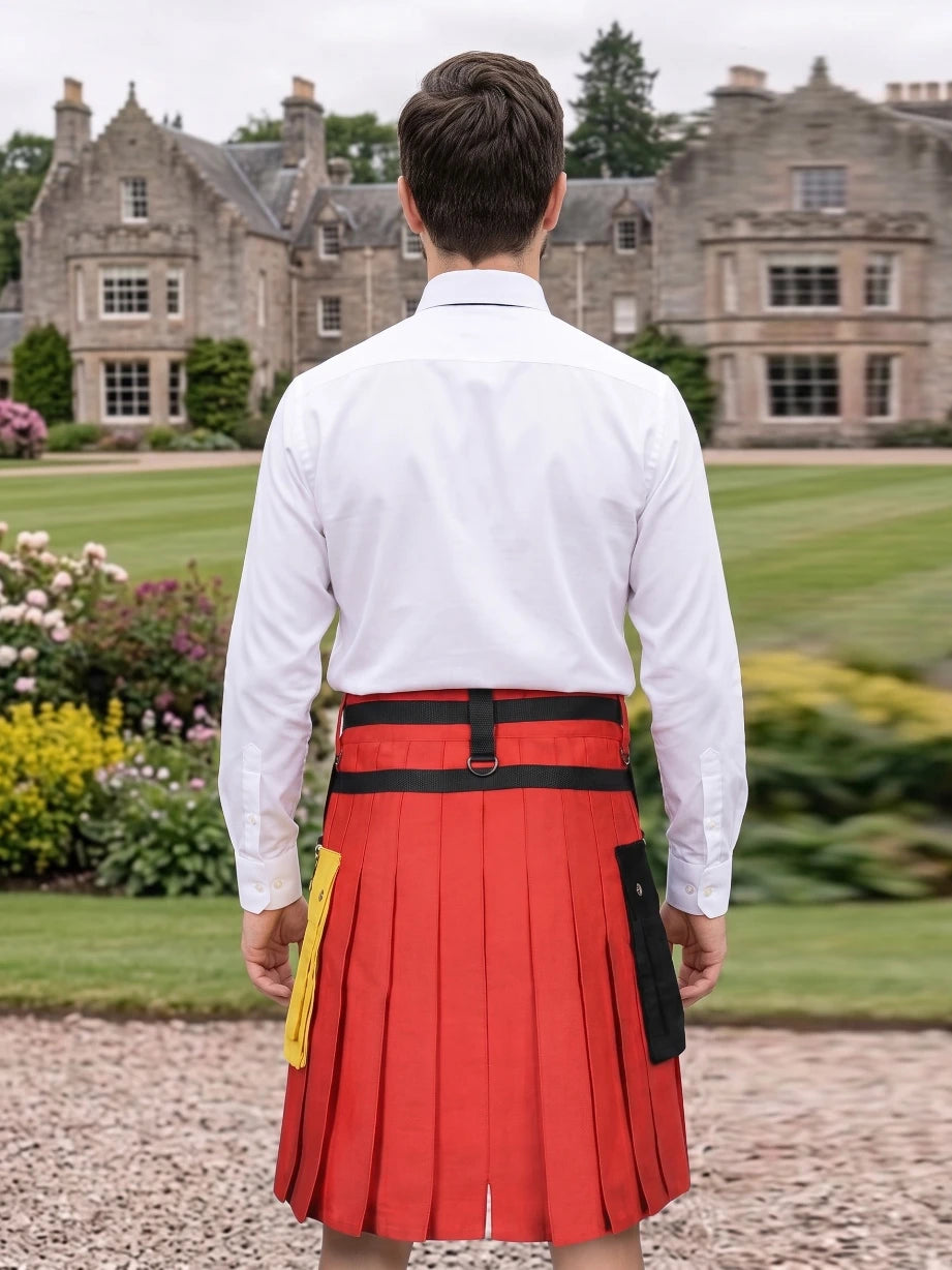 Kilt utility con bandiera tedesca su misura
