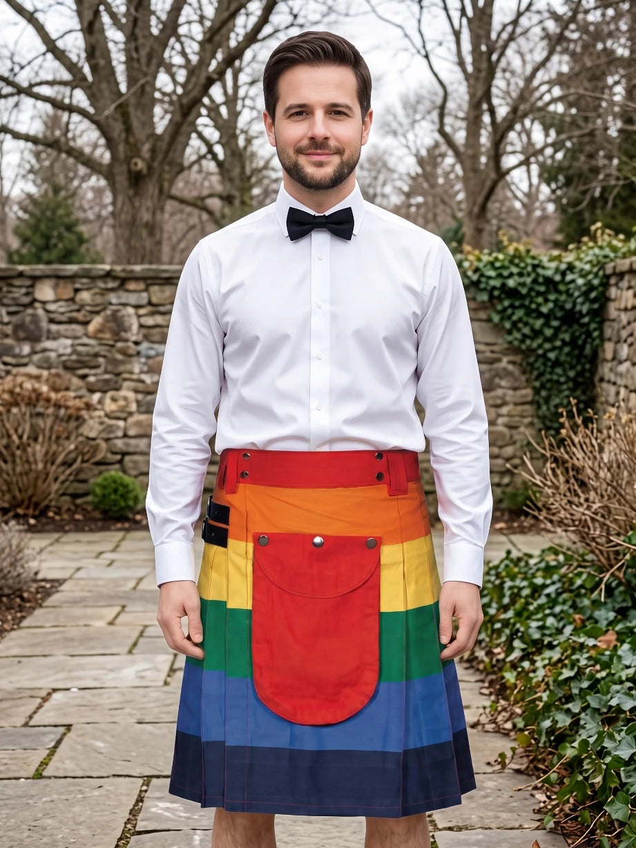 Gonna Utility Moda Arcobaleno Su Misura
